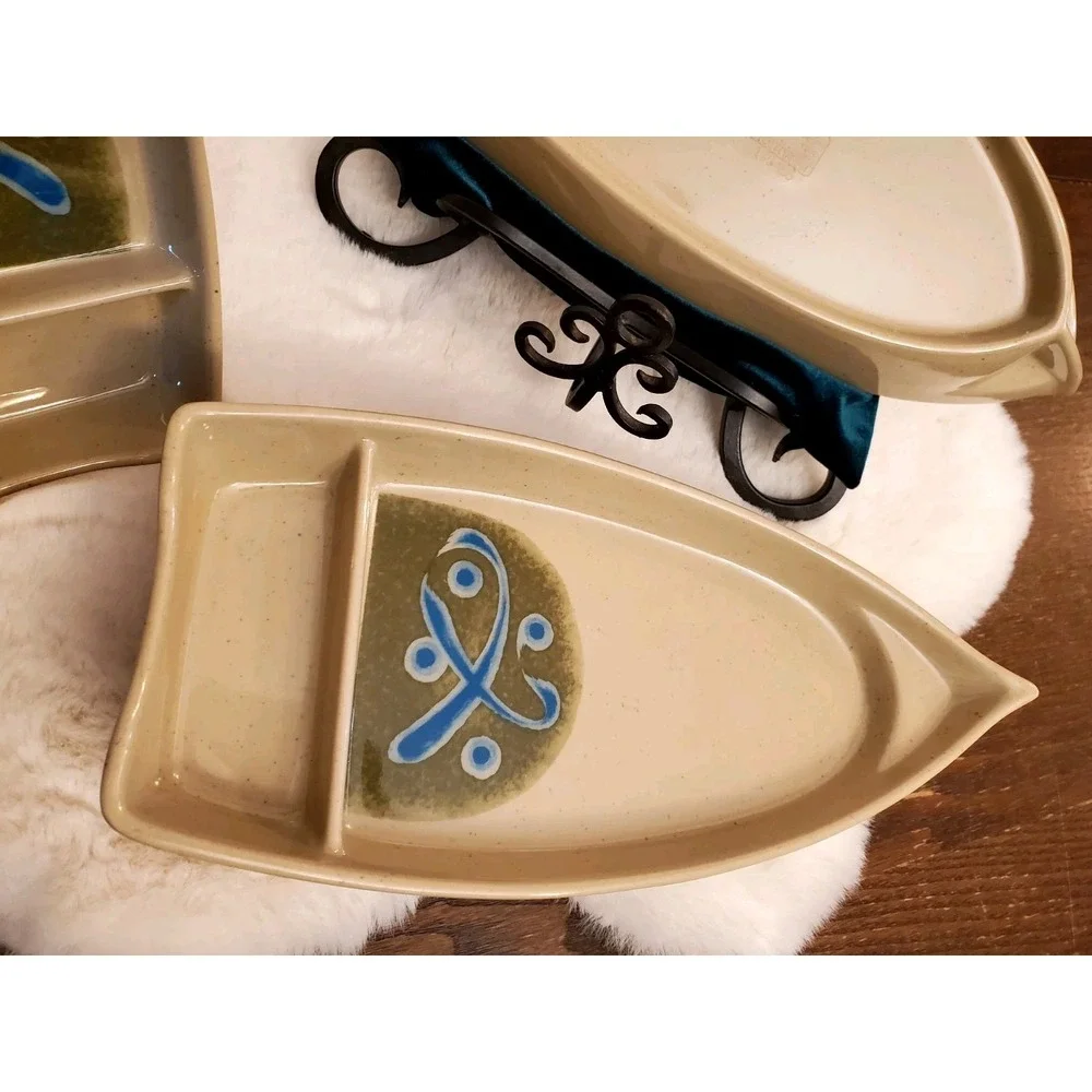 Melamine Boat Sushi Plates 12